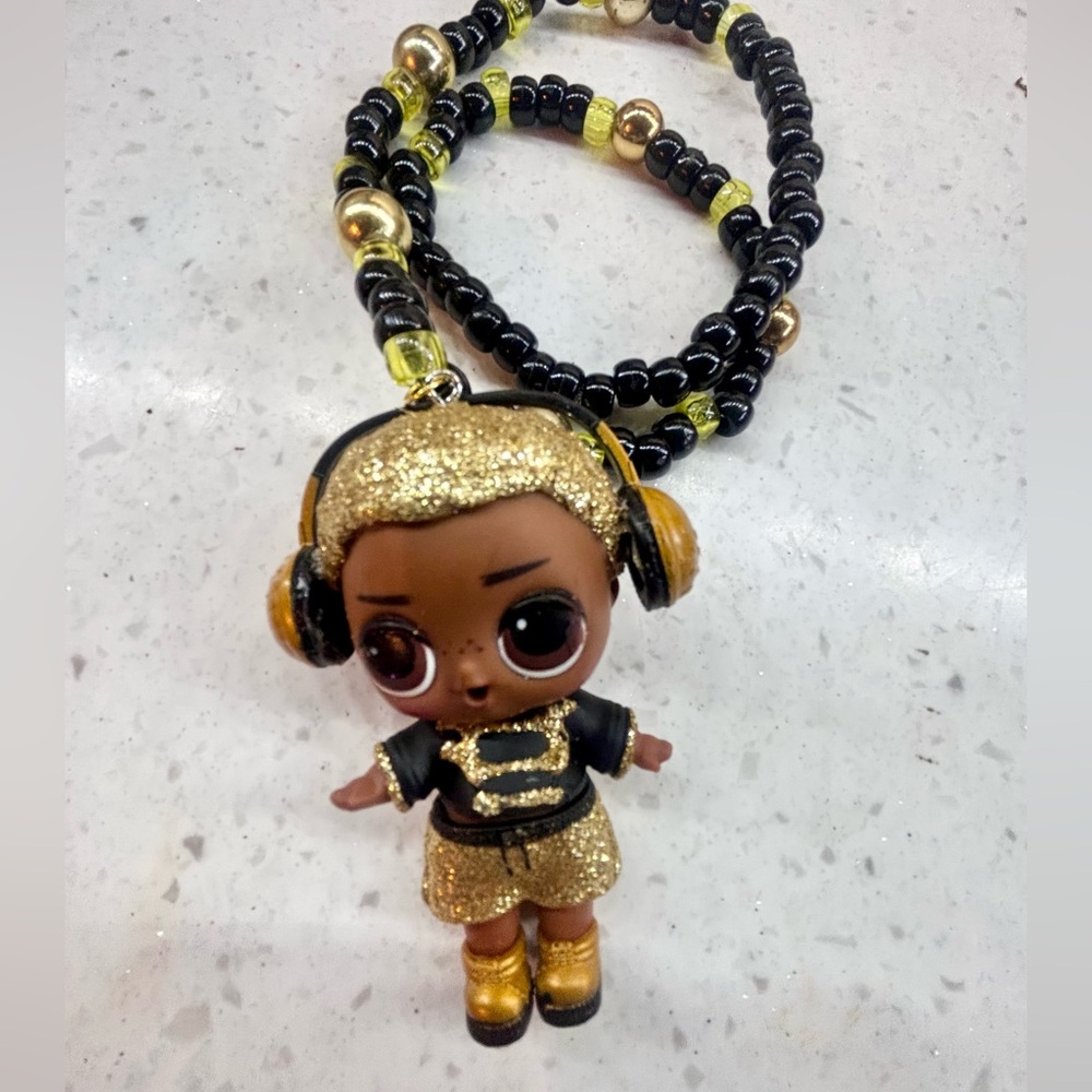 KANDI Rave Music Festival Upcycled Beaded Necklace unisex